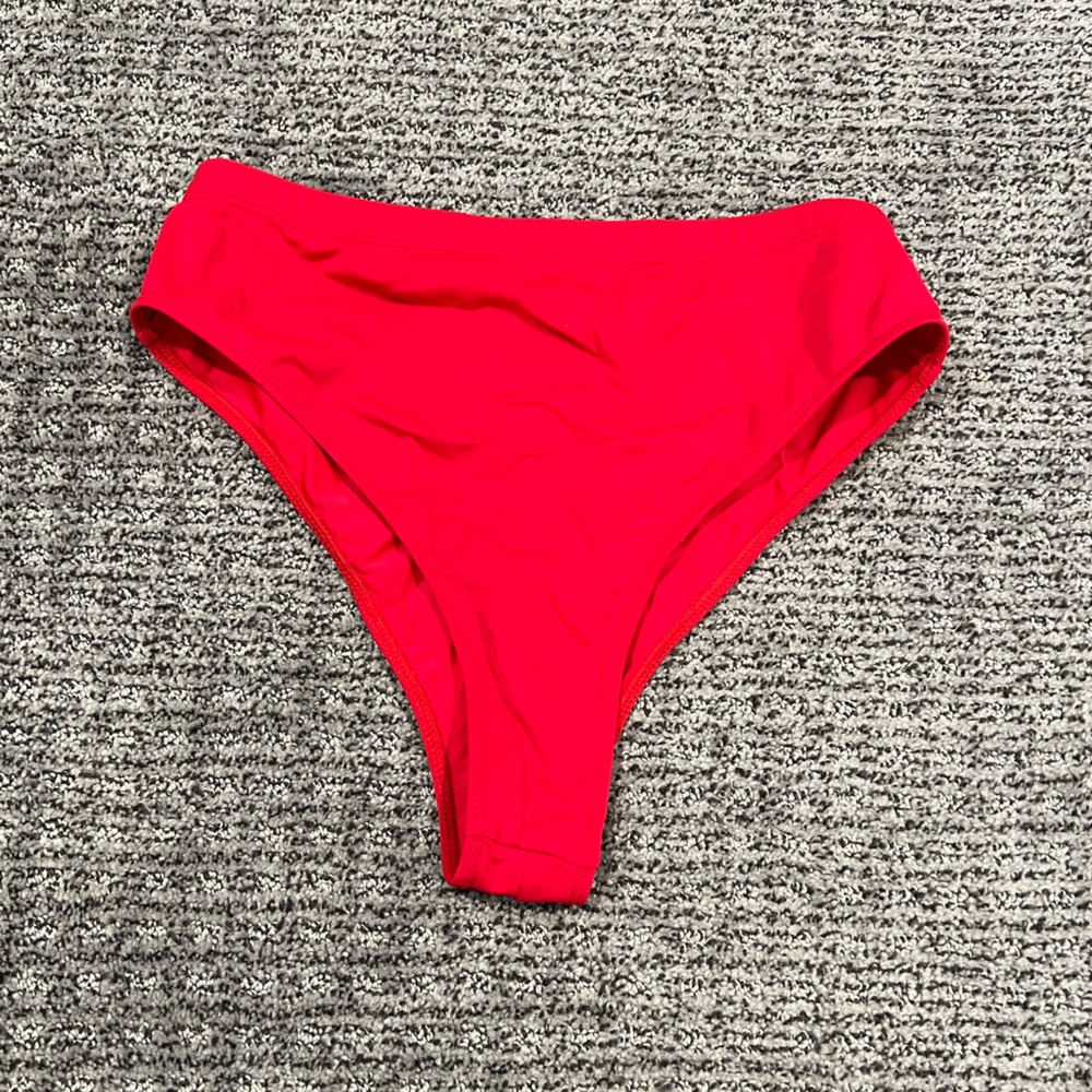 Freedom Rave Wear Red High Waisted Bottoms